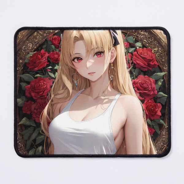 Item preview, Serene Space Ereshkigal Fate Grand Order Anime Girl Waifu White Rose Fantasy designed and sold by 108Recordings.