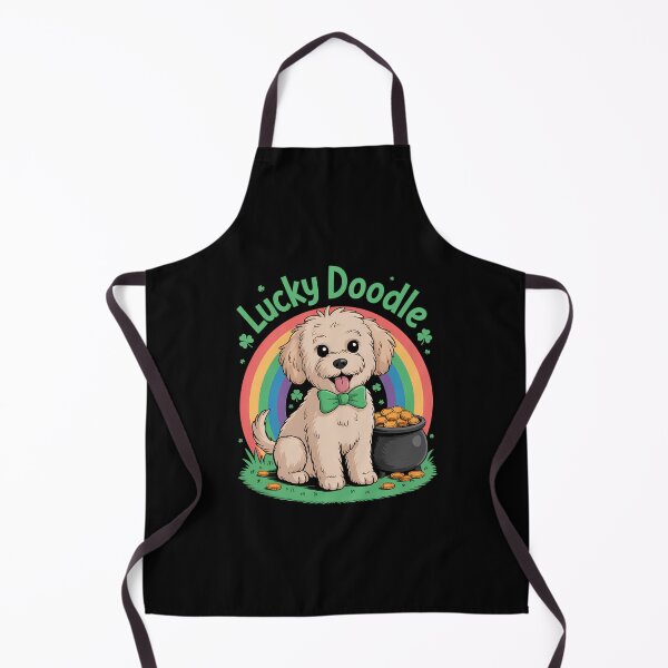 Item preview, Golden Lucky Doodle St Patrick's Day Dog Pet designed and sold by FaithAbbott.