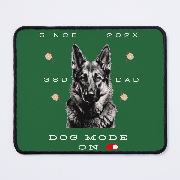 Item preview, German Shepherd Dad Since 202X – GSD Dad Dog Mode On – Dog Lover Design designed and sold by InkWaveX.
