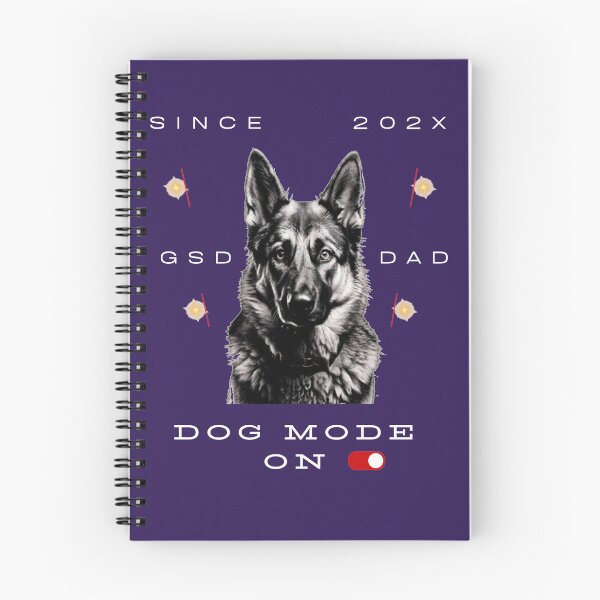 Item preview, German Shepherd Dad Since 202X – GSD Dad Dog Mode On – Dog Lover Design designed and sold by InkWaveX.