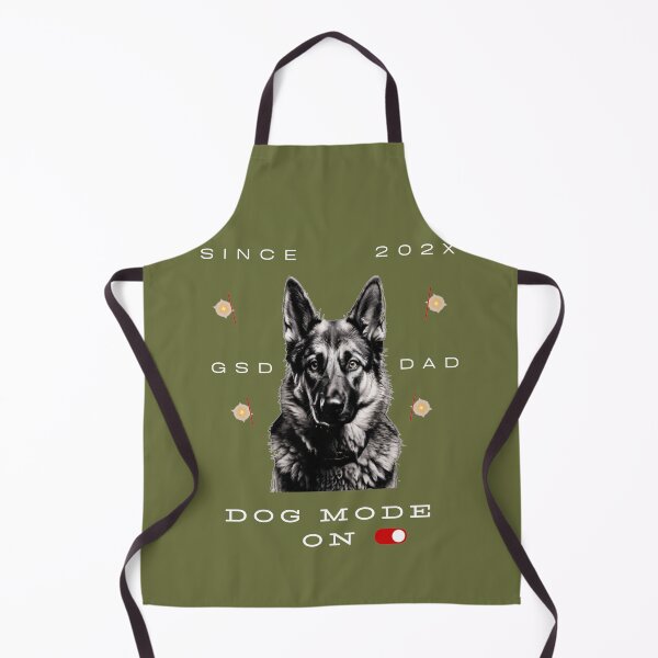 Item preview, German Shepherd Dad Since 202X – GSD Dad Dog Mode On –  Dog Lover Design designed and sold by InkWaveX.