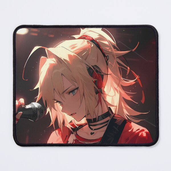 Item preview, Passionate Mordred Fate Grand Order Red Saber Rock Concert Anime Girl Waifu Energy designed and sold by 108Recordings.