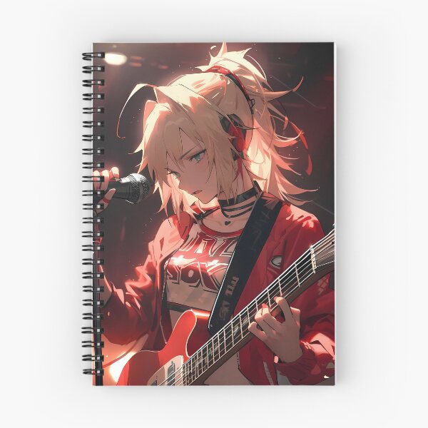 Item preview, Passionate Mordred Fate Grand Order Red Saber Rock Concert Anime Girl Waifu Energy designed and sold by 108Recordings.