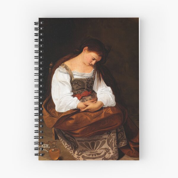 Item preview, Caravaggio Penitent Magdalene Baroque Religious Painting Fine Art designed and sold by TheSoulOfArt.