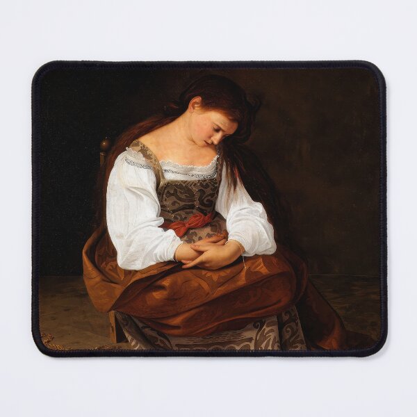 Item preview, Caravaggio Penitent Magdalene Baroque Religious Painting Fine Art designed and sold by TheSoulOfArt.