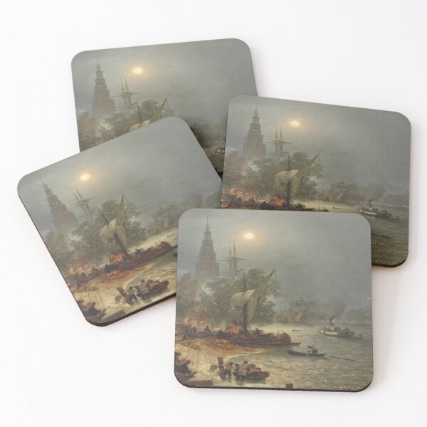 Item preview, Night view, Amsterdam designed and sold by SharonTheFirst.