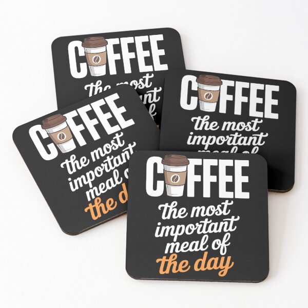 Item preview, Coffee The Most Important Meal, Caffeine & Coffee Lover designed and sold by FaithAbbott.