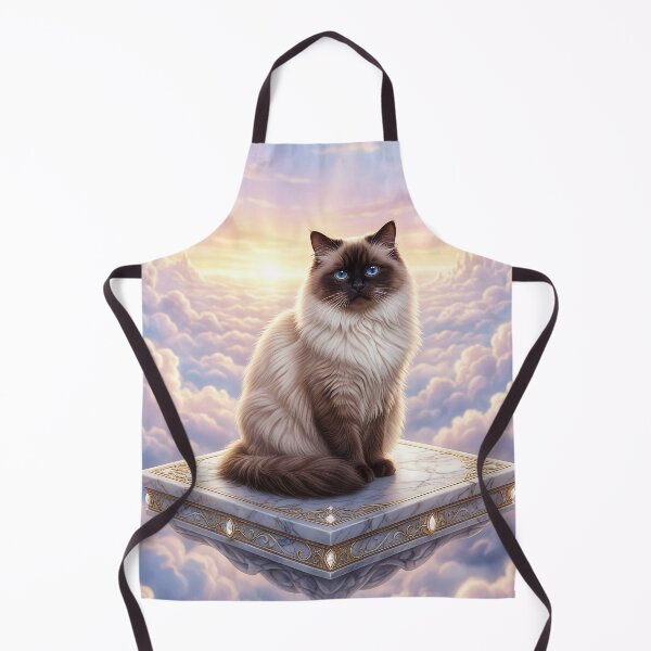 Item preview, Himalayan Cat on a Floating Marble Platform Above the Clouds designed and sold by Jaani-T.