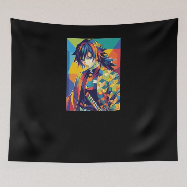 Item preview, Giyu Tomioka Wpap Pop Art designed and sold by sandrahofer-art.