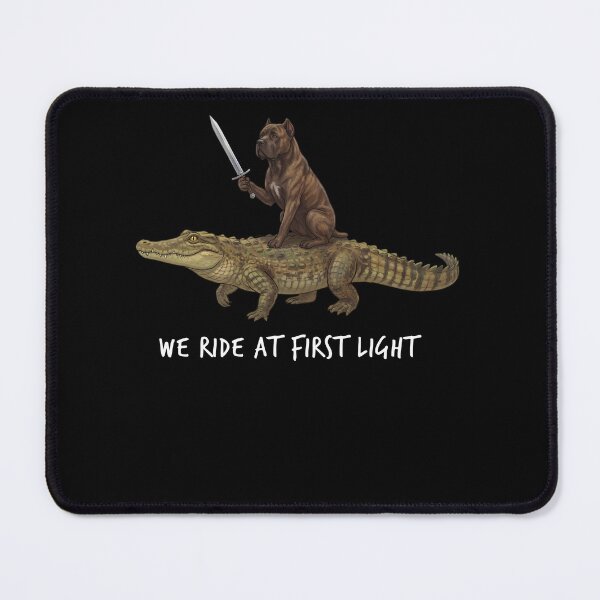 Item preview, We Ride at First Light Funny Cane Corso Crocodile Dog Lover designed and sold by TerryConnells.