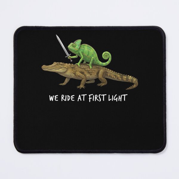 Item preview, We Ride at First Light Funny Chameleon Crocodile Animal Lover designed and sold by TerryConnells.