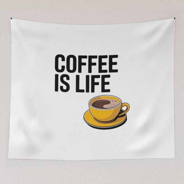 Item preview, Coffee Is Life cappuccino Espresso Coffee designed and sold by FaithAbbott.