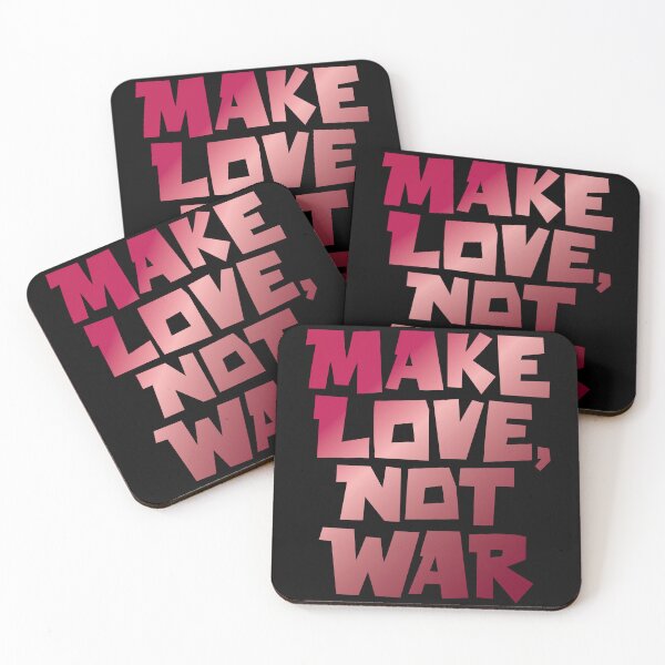 Item preview, Make Love Not War – Bold Modern Typography Statement Design designed and sold by The-ADDesign.