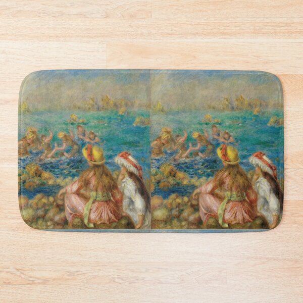Item preview, Baigneuses by Pierre-Auguste Renoir: Impressionist Seaside Fine Art Poster designed and sold by artofuniverse.