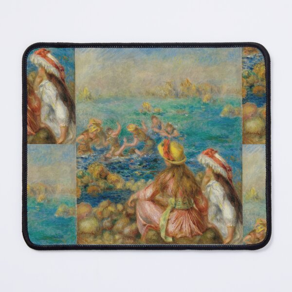 Item preview, Baigneuses by Pierre-Auguste Renoir: Impressionist Seaside Fine Art Poster designed and sold by artofuniverse.
