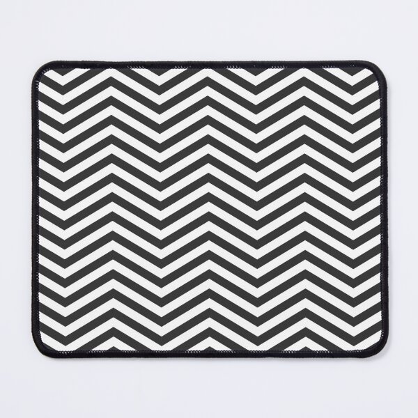 Item preview, White And Charcoal Chevron Zigzag Pattern designed and sold by pattern-archive.