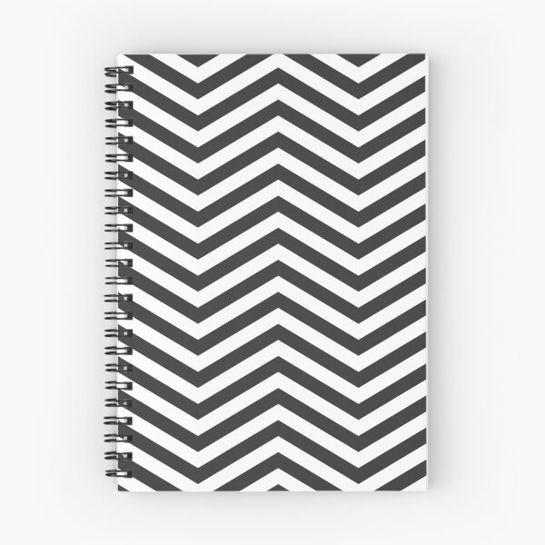 Item preview, White And Charcoal Chevron Zigzag Pattern designed and sold by pattern-archive.