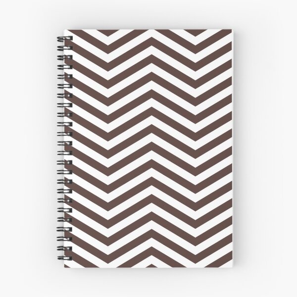 Item preview, White And Chocolate Chevron Zigzag Pattern designed and sold by pattern-archive.