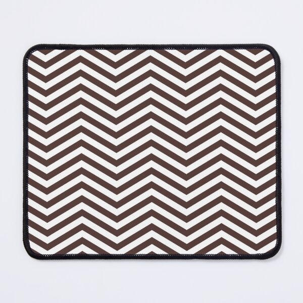 Item preview, White And Chocolate Chevron Zigzag Pattern designed and sold by pattern-archive.