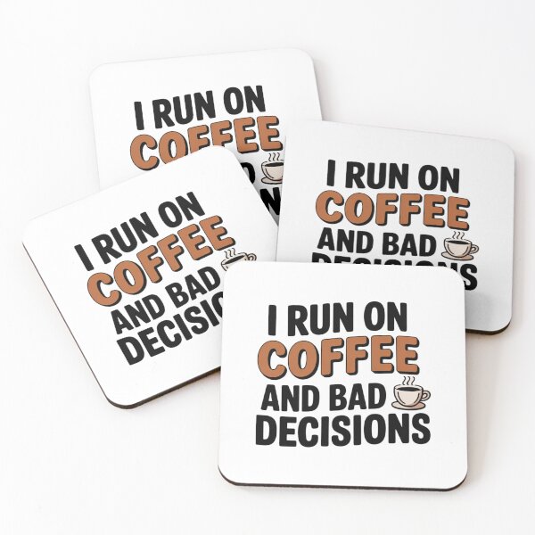 Item preview, I Run Coffee And Decisions designed and sold by Mpsir.