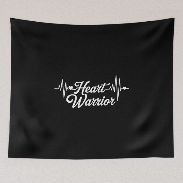 Item preview, Heart Warrior Heartbeat American Heart Disease Awareness designed and sold by FaithAbbott.
