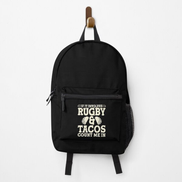 Item preview, If It Involves Rugby and Tacos Funny Food Sports designed and sold by GabrieSketcham.