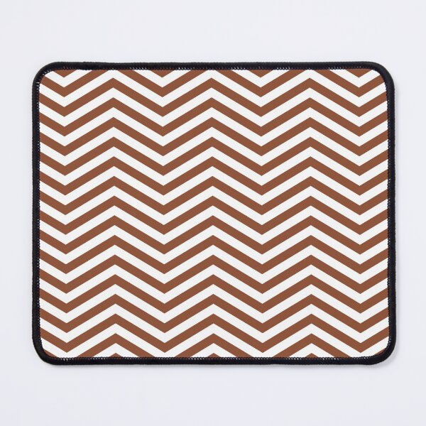 Item preview, White And Copper Chevron Zigzag Pattern designed and sold by pattern-archive.