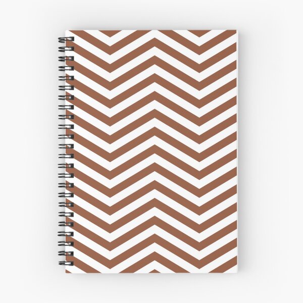 Item preview, White And Copper Chevron Zigzag Pattern designed and sold by pattern-archive.