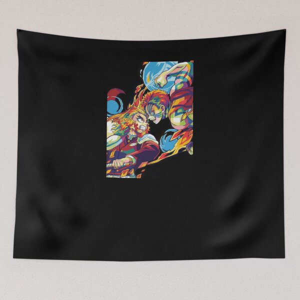 Item preview, Rengoku x Akaza Demon Slayer Pop Art designed and sold by sandrahofer-art.