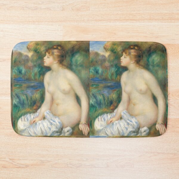 Item preview, Bather by Pierre-Auguste Renoir: Romantic Impressionist Nude Wall Art Print designed and sold by artofuniverse.