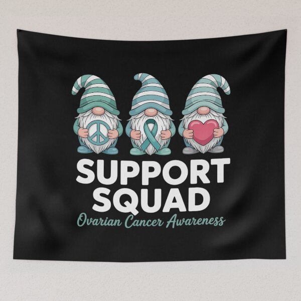Item preview, Support Squad Ovarian Cancer Awareness Month designed and sold by HellD3vil-Art.