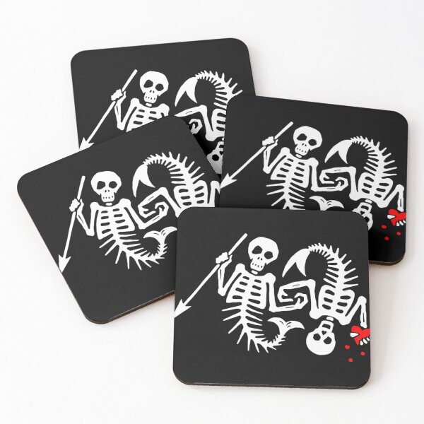 Item preview, Our Flag Means Death Ofmd S2 Skeleton Mermaids Logo designed and sold by paylrobethf.