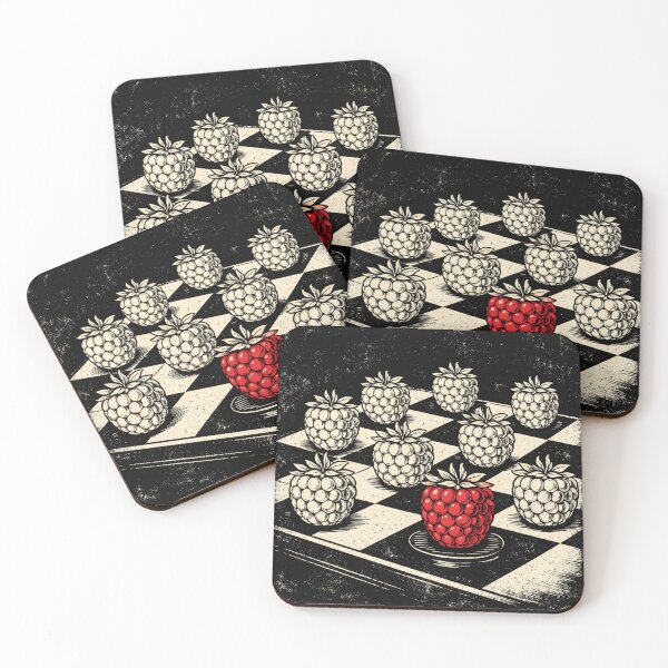 Item preview, Red Raspberry, White & Black designed and sold by VINTAGEPUNTEES.