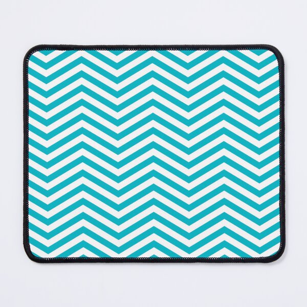 Item preview, White And Cyan Chevron Zigzag Pattern designed and sold by pattern-archive.