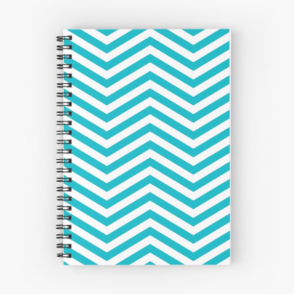 Item preview, White And Cyan Chevron Zigzag Pattern designed and sold by pattern-archive.