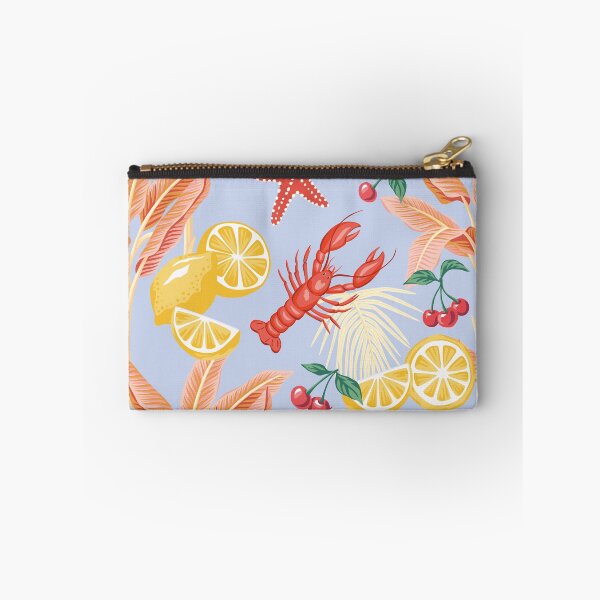 Item preview, Lobster, crab, lemon, palm pattern. designed and sold by anyuka.