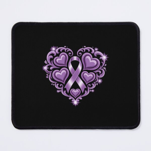 Item preview, Heart Pancreatic Cancer Awareness Month Purple Ribbon designed and sold by FaithAbbott.