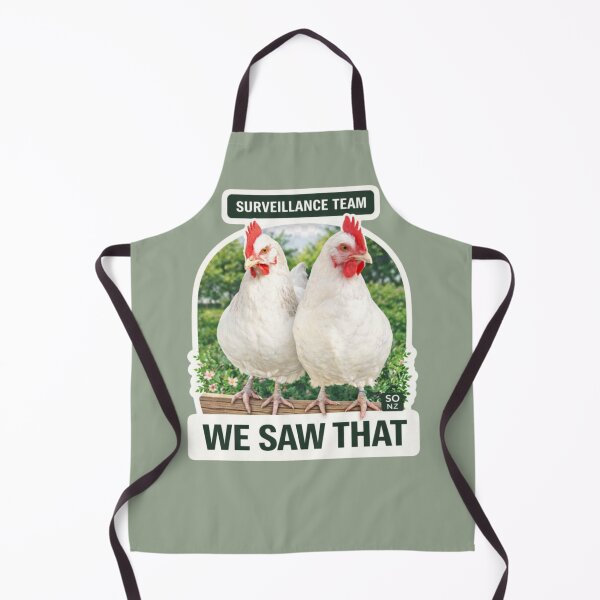 Item preview, We Saw That Chickens – Funny Surveillance Team Design designed and sold by Studio Origins NZ (SO NZ).