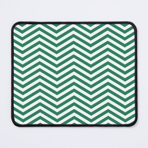 Item preview, White And Green Chevron Zigzag Pattern designed and sold by pattern-archive.