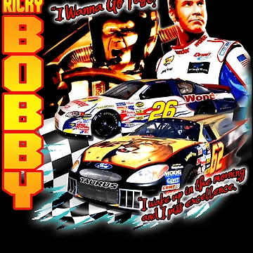 Artwork thumbnail, Ricky Bobby Racing by Fun Pun store