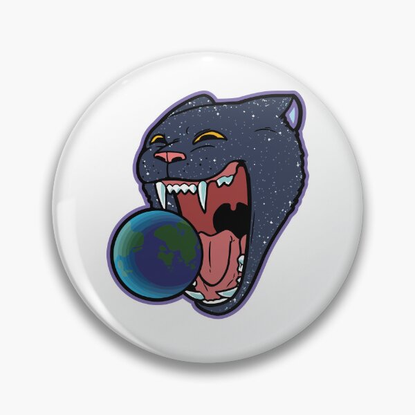Item preview, Cosmic Panther Swallowing Planet Earth designed and sold by nouelnb.