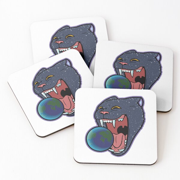 Item preview, Cosmic Panther Swallowing Planet Earth designed and sold by nouelnb.