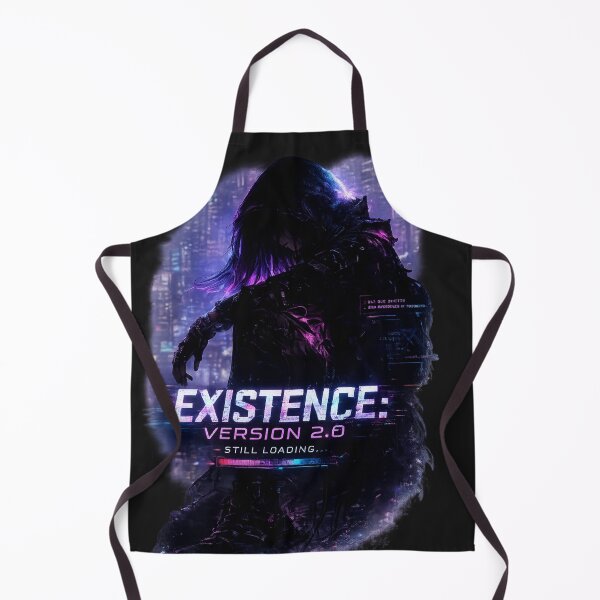 Artikelvorschau, Existence v2.0 – Lädt noch | Cyberpunk Glitch Design entworfen und verkauft von VoidLaughs.