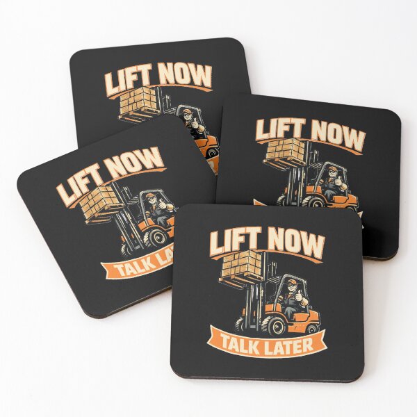 Item preview, Lift Now Talk Later Forklift Vintage Tee designed and sold by RetroNibylander.