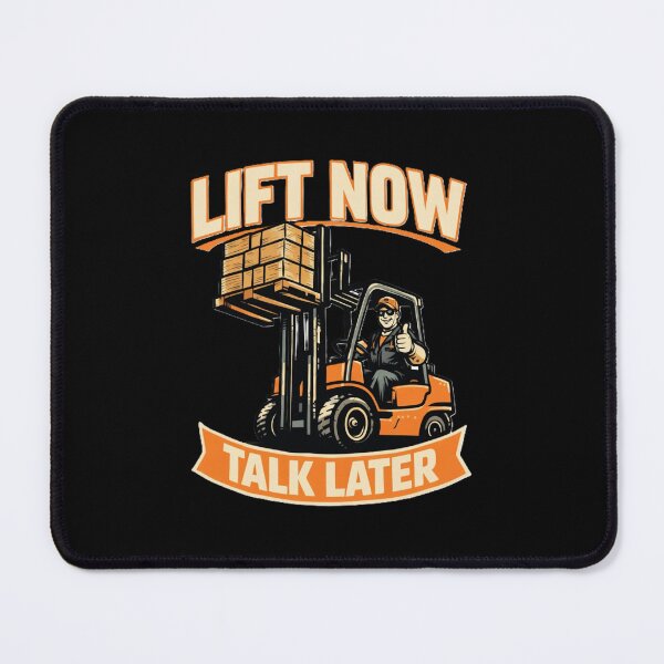 Item preview, Lift Now Talk Later Forklift Vintage Tee designed and sold by RetroNibylander.