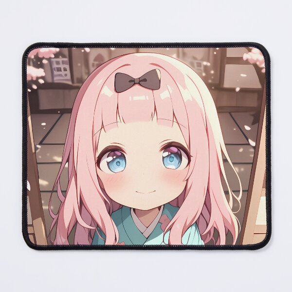 Item preview, Chika Fujiwara Kaguya Sama Pastel Kimono Under Cherry Blossoms designed and sold by TanglenRabbit.