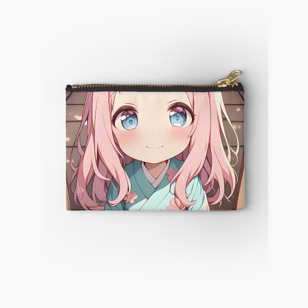 Item preview, Chika Fujiwara Kaguya Sama Pastel Kimono Under Cherry Blossoms designed and sold by TanglenRabbit.