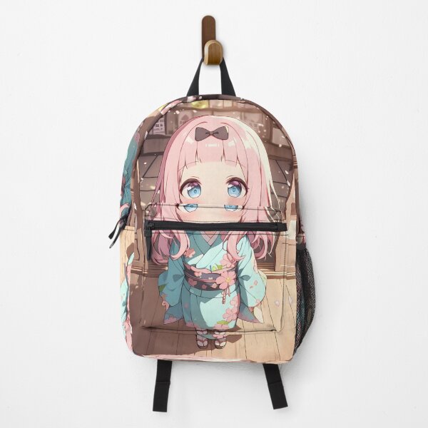 Item preview, Chika Fujiwara Kaguya Sama Pastel Kimono Under Cherry Blossoms designed and sold by TanglenRabbit.