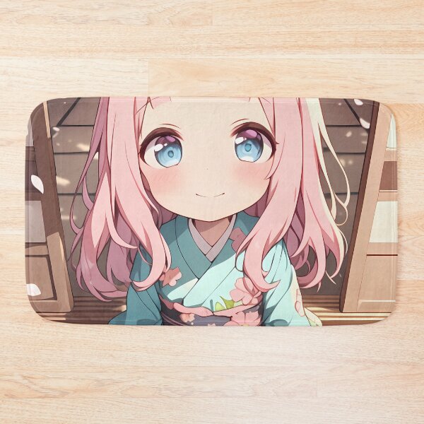 Item preview, Chika Fujiwara Kaguya Sama Pastel Kimono Under Cherry Blossoms designed and sold by TanglenRabbit.