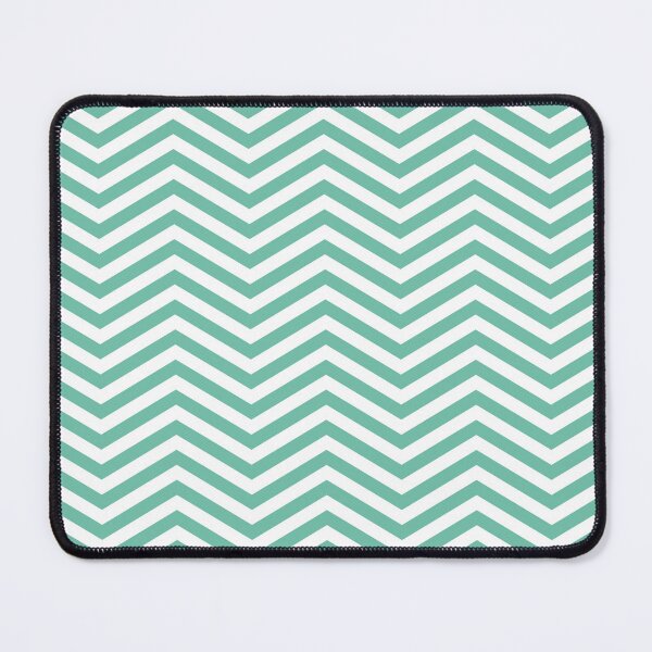 Item preview, White And Pastel Green Chevron Zigzag Pattern designed and sold by pattern-archive.